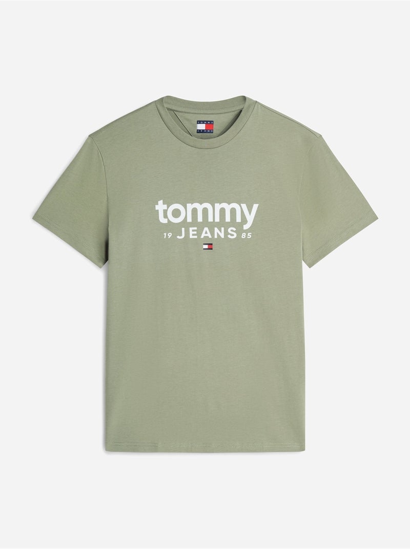 Tee Shirt à manches courtes - Tommy jeans Vert - Kiabi