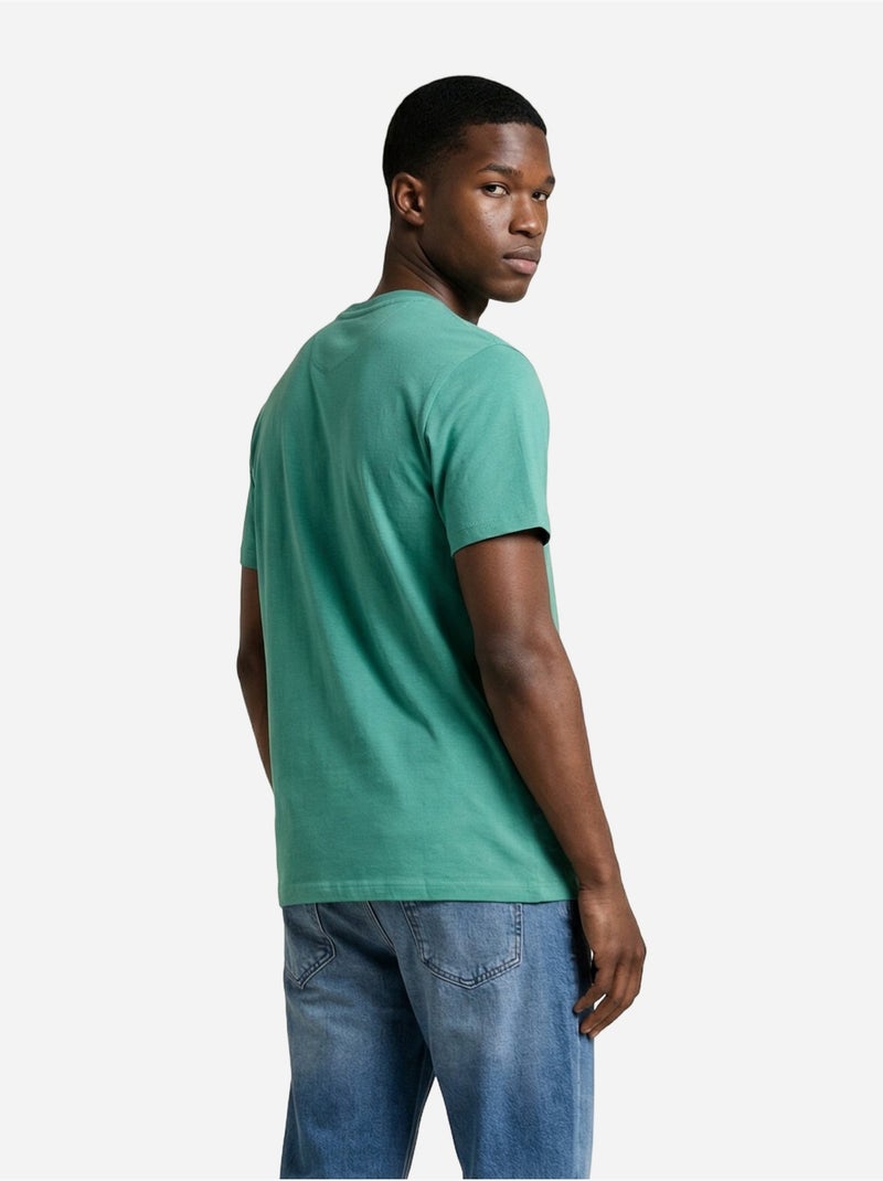 Tee Shirt à manches courtes - Tommy jeans Vert - Kiabi