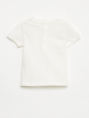 Tee-shirt à manches courtes avec broderies