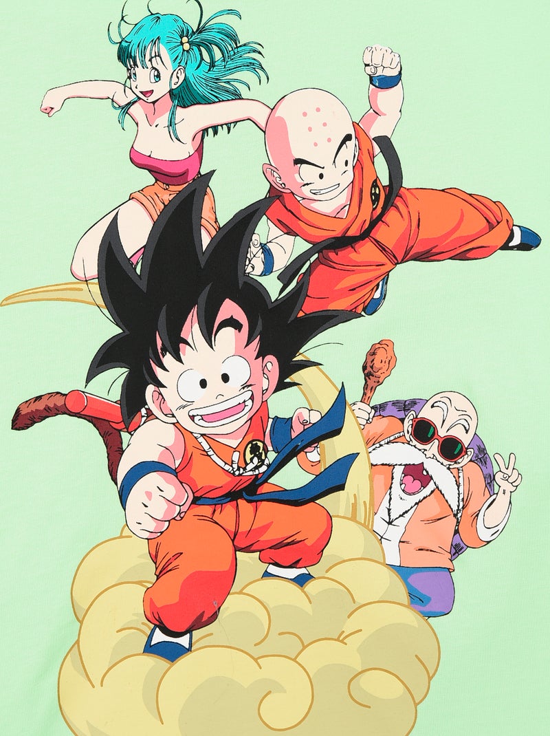 Tee-shirt à manches courtes imprimé 'Dragon ball Z' Vert - Kiabi