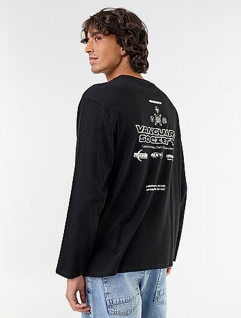 Tee-shirt à manches courtes imprimé recto verso