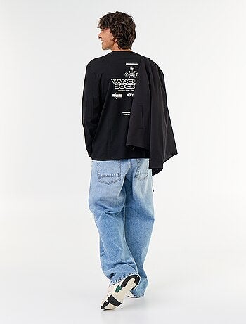 Tee-shirt à manches courtes imprimé recto verso