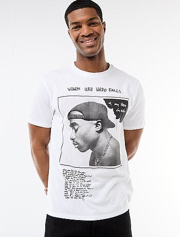 Tee-shirt à manches courtes 'Tupac'