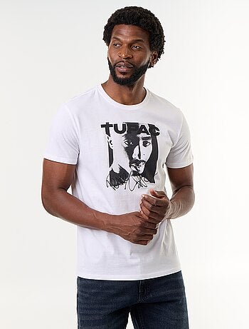 Tee-shirt à manches courtes 'Tupac'