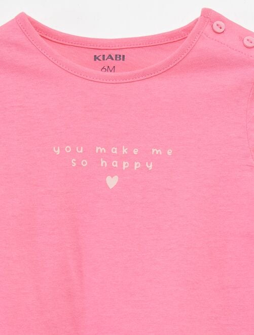 Tee-shirt à message - Kiabi