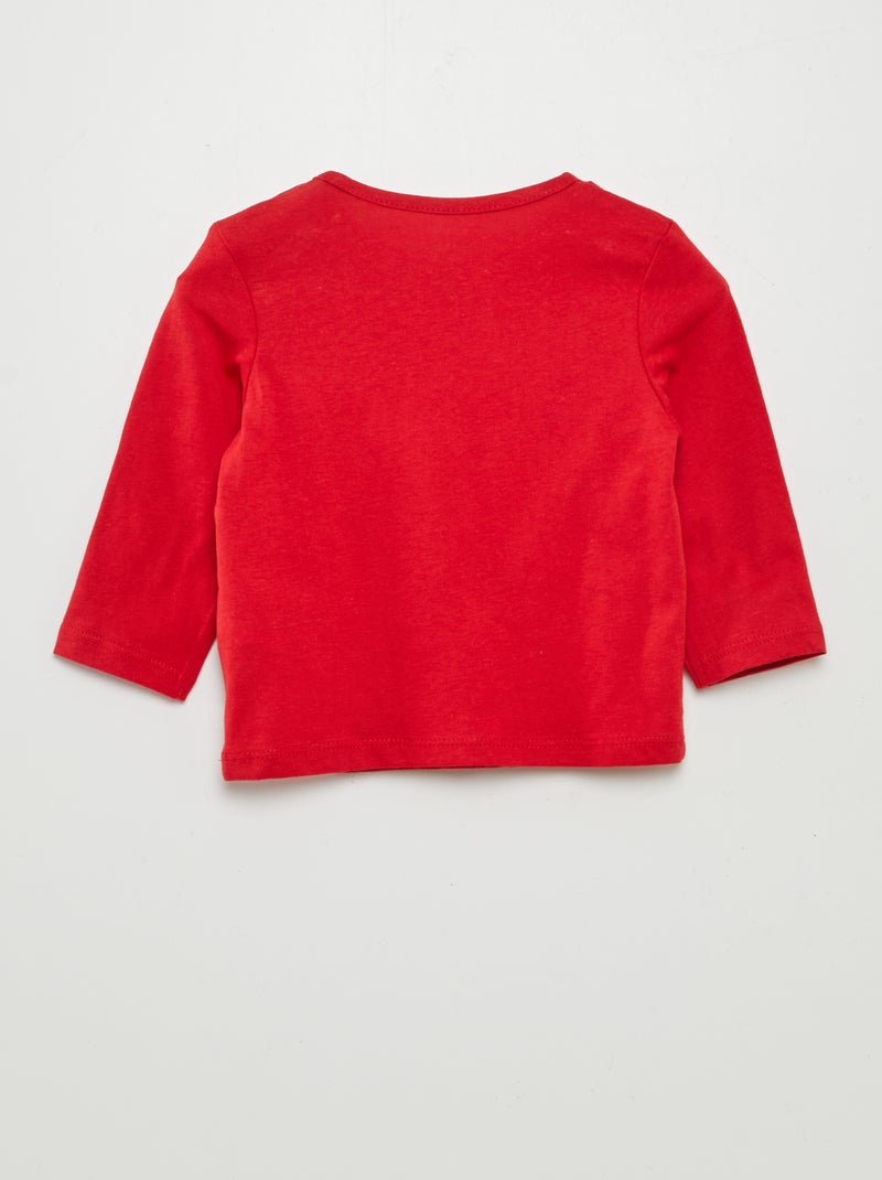 Tee-shirt à message Rrouge - Kiabi