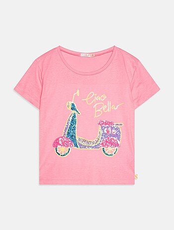 Tee shirt à sequins