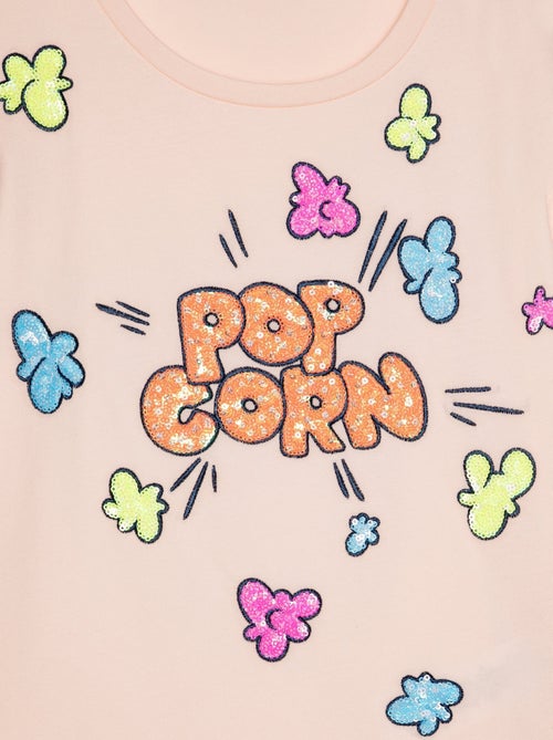 Tee shirt à sequins - Kiabi