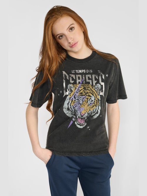Tee-Shirt ABBIGI 'Le Temps Des Cerises' - Kiabi