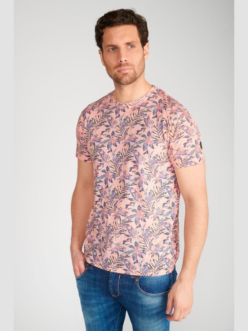 Tee-Shirt ABEL 'Le Temps Des Cerises' Rose - Kiabi