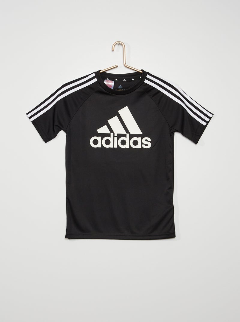 Tee-shirt 'adidas' en microfibres noir - Kiabi