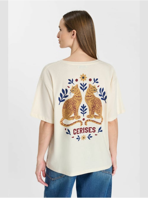 Tee-Shirt AKO 'Le Temps Des Cerises' - Kiabi Tee-Shirt AKO 'Le Temps Des Cerises' - Kiabi