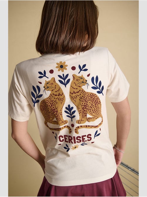 Tee-shirt akogi 'le temps des cerises' - Kiabi