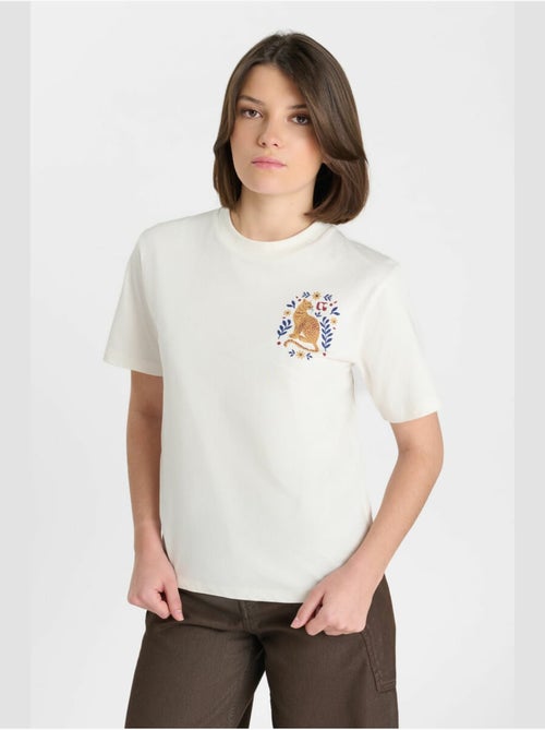 Tee-shirt akogi 'le temps des cerises' - Kiabi