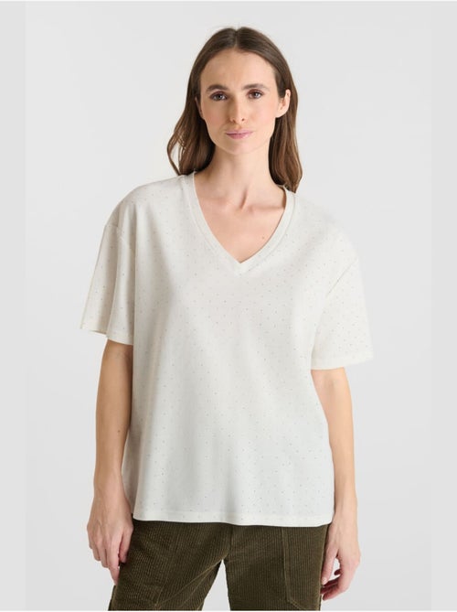 Tee-Shirt ALASKO 'Le Temps Des Cerises' - Kiabi Tee-Shirt ALASKO 'Le Temps Des Cerises' - Kiabi