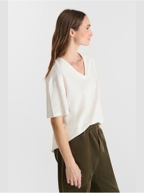 Tee-Shirt ALASKO 'Le Temps Des Cerises' - Kiabi Tee-Shirt ALASKO 'Le Temps Des Cerises' - Kiabi