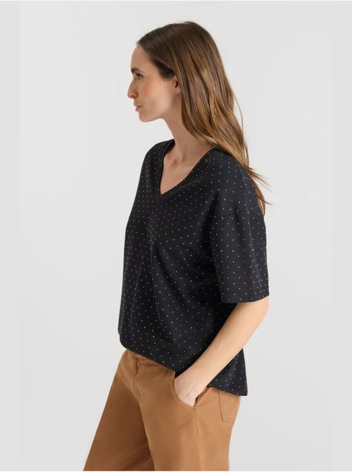 Tee-Shirt ALASKO 'Le Temps Des Cerises' - Kiabi Tee-Shirt ALASKO 'Le Temps Des Cerises' - Kiabi