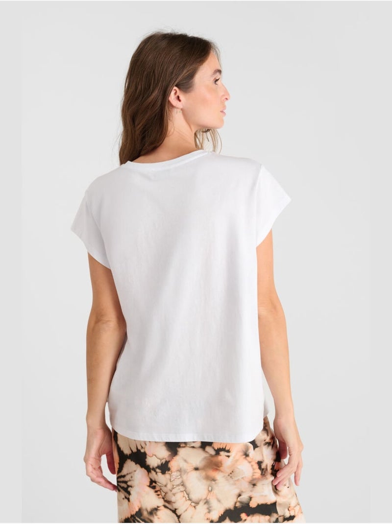 Tee-shirt aldo 'le temps des cerises' Blanc - Kiabi