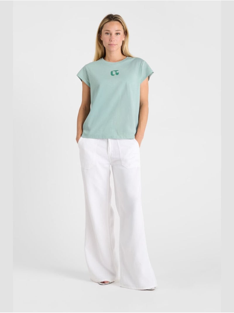 Tee-shirt aldo 'le temps des cerises' Bleu - Kiabi