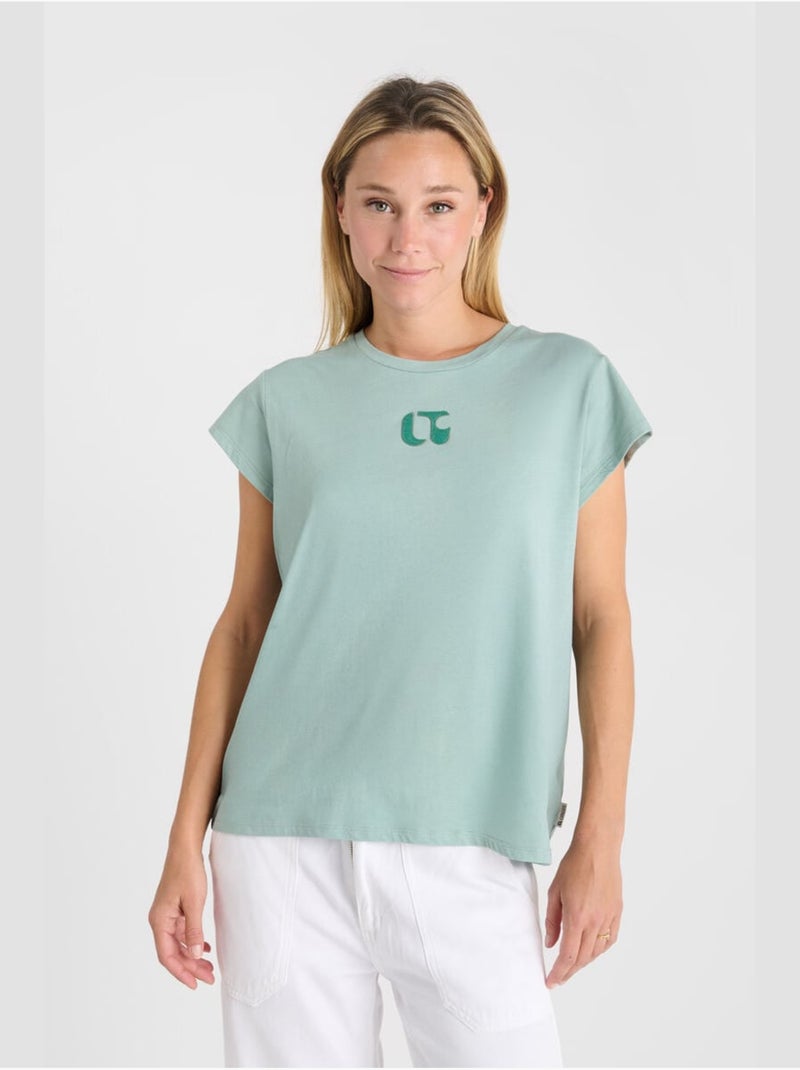 Tee-shirt aldo 'le temps des cerises' Bleu - Kiabi