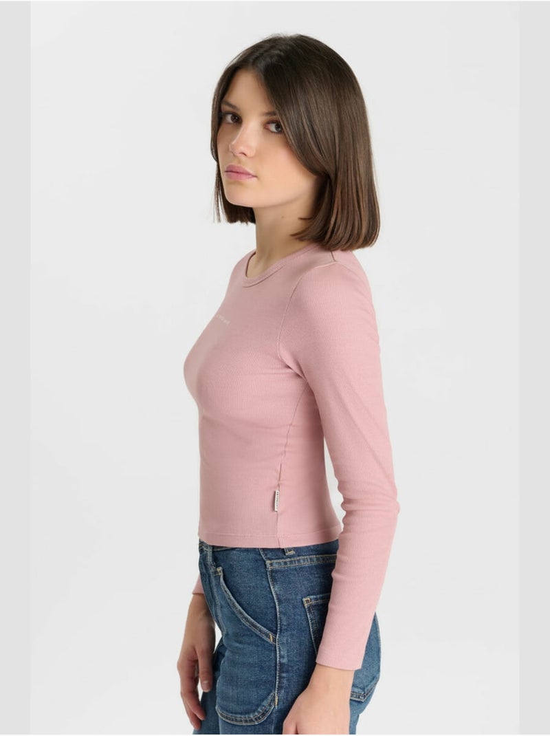 Tee-shirt alinegi 'le temps des cerises' Rose - Kiabi