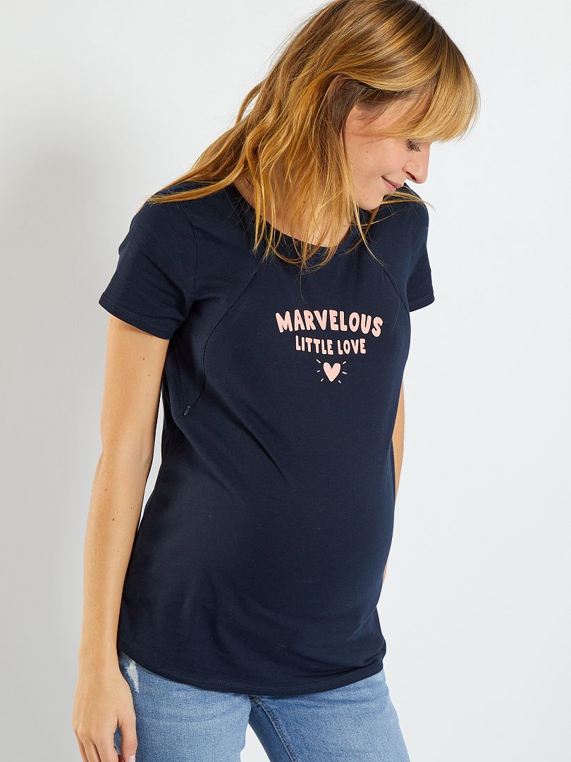 Tee-shirt allaitement imprimé Marine Marvelous - Kiabi