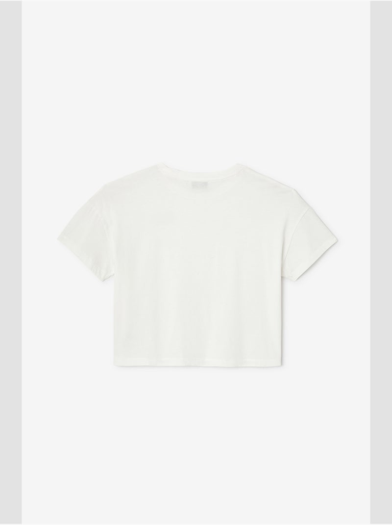 Tee-shirt anatagi 'le temps des cerises' Blanc - Kiabi
