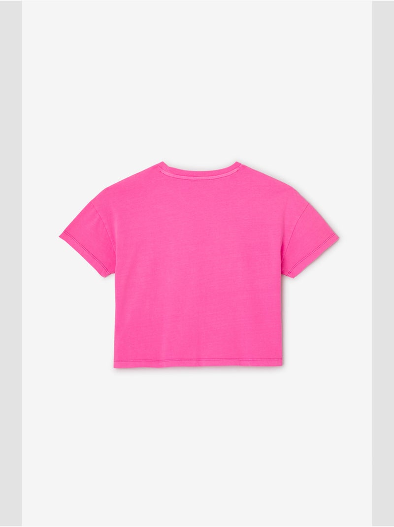 Tee-Shirt ANATAGI 'Le Temps Des Cerises' Rose - Kiabi