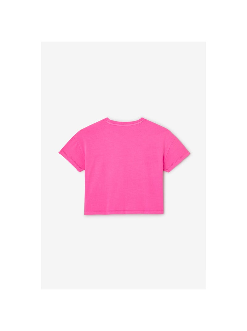 Tee-Shirt ANATAGI 'Le Temps Des Cerises' Rose - Kiabi