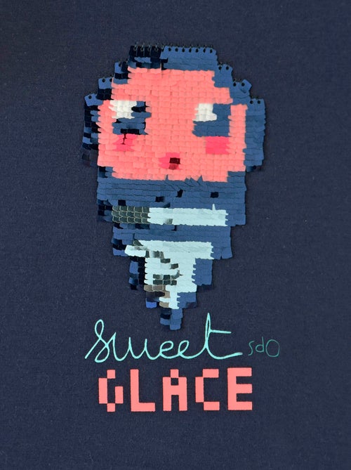 TEE-SHIRT APRIL FILLE LES GRANDS DE SUCRE D'ORGE - Kiabi