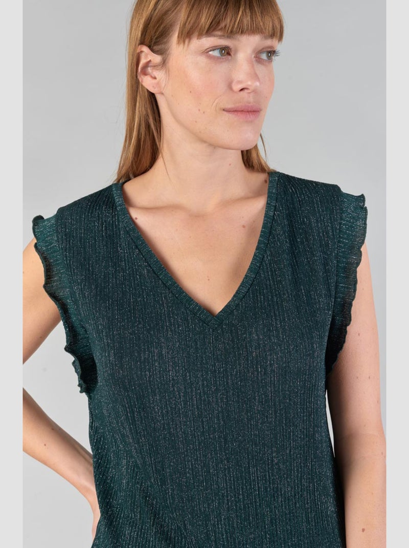 Tee-Shirt ARKY 'Le Temps Des Cerises' Vert - Kiabi