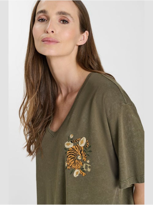 Tee-Shirt ARLO 'Le Temps Des Cerises' - Kiabi Tee-Shirt ARLO 'Le Temps Des Cerises' - Kiabi