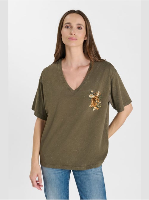 Tee-Shirt ARLO 'Le Temps Des Cerises' - Kiabi Tee-Shirt ARLO 'Le Temps Des Cerises' - Kiabi