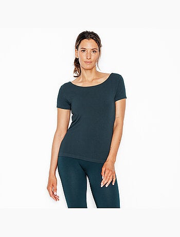 Tee-shirt avec brassiere integree Iseult - RougeGorge Lingerie