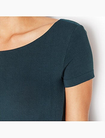 Tee-shirt avec brassiere integree Iseult - RougeGorge Lingerie
