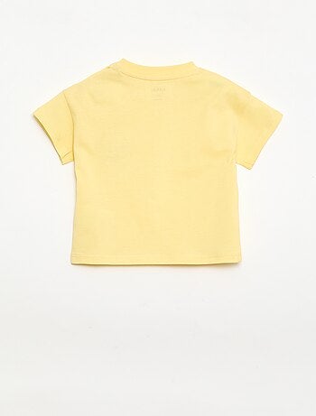 Tee-shirt avec broderie sur poitrine