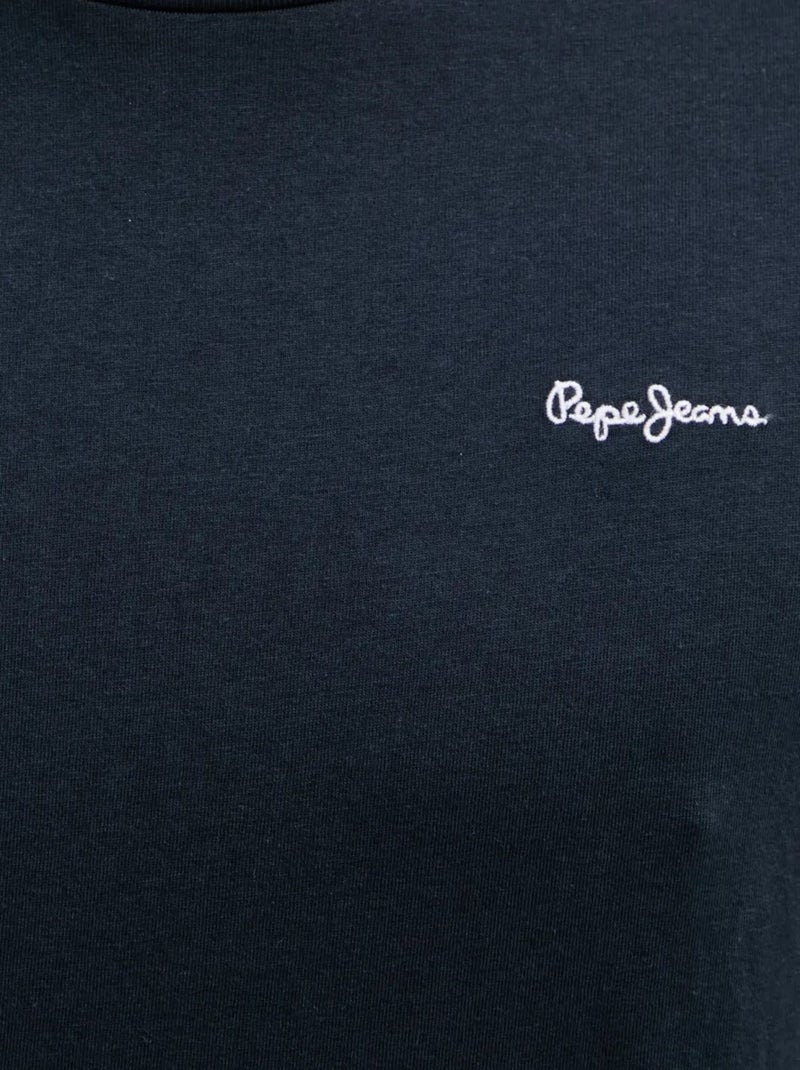 Tee Shirt  Back Clag - Pepe Jeans Bleu foncé - Kiabi