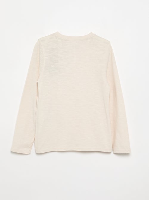 Tee-shirt basique col tunisien - Kiabi Tee-shirt basique col tunisien - Kiabi