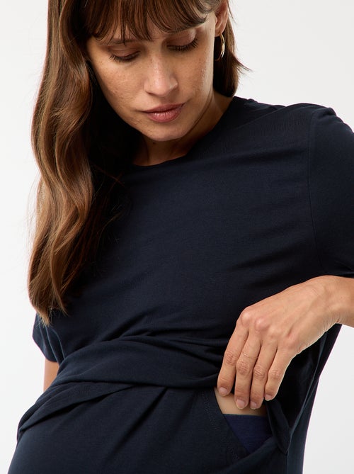 Tee-shirt basique d'allaitement - Kiabi