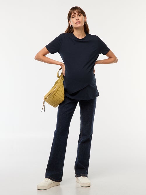 Tee-shirt basique d'allaitement - Kiabi