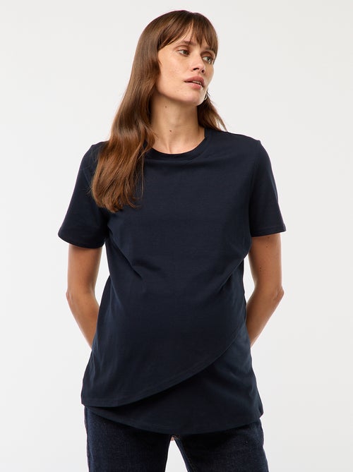 Tee-shirt basique d'allaitement - Kiabi