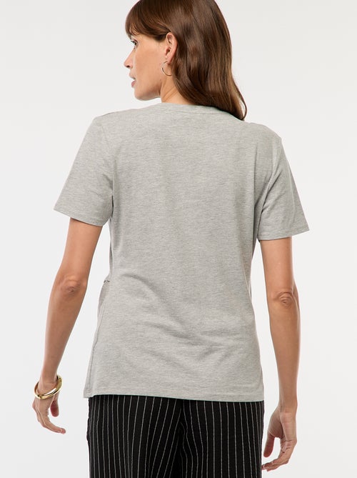 Tee-shirt basique d'allaitement - Kiabi