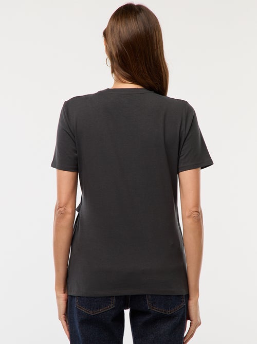 Tee-shirt basique d'allaitement - Kiabi