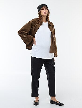 Tee-shirt basique d'allaitement manches courtes