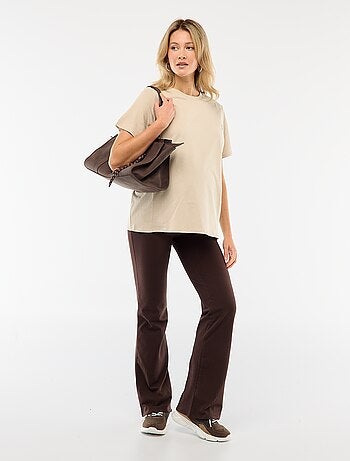 Tee-shirt basique d'allaitement manches courtes