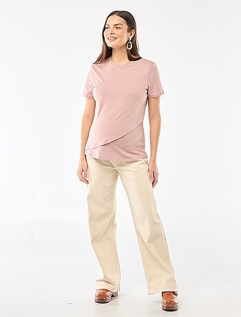 Tee-shirt basique d'allaitement
