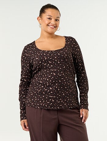 Tee-shirt basique en rib