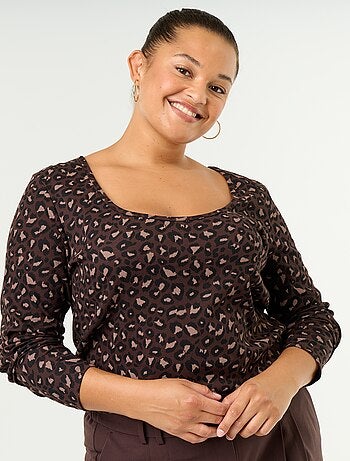 Tee-shirt basique en rib