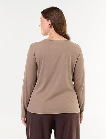Tee-shirt basique en rib