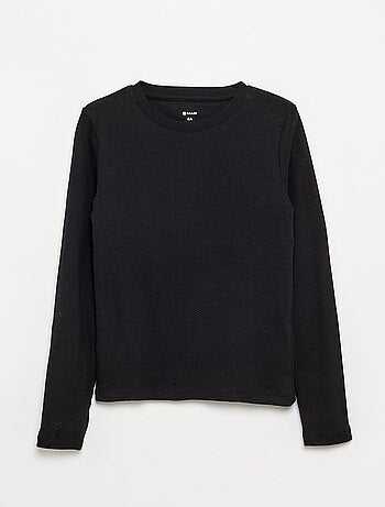 Tee-shirt basique en rib